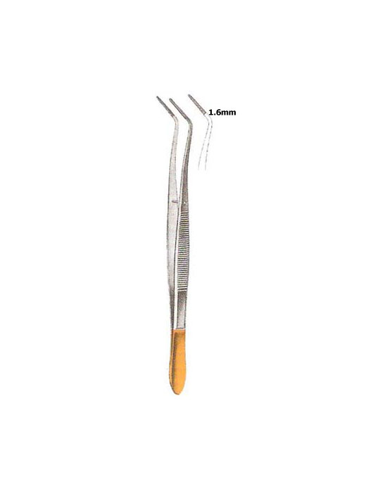dissecting forceps with tungsten carbide inserts p